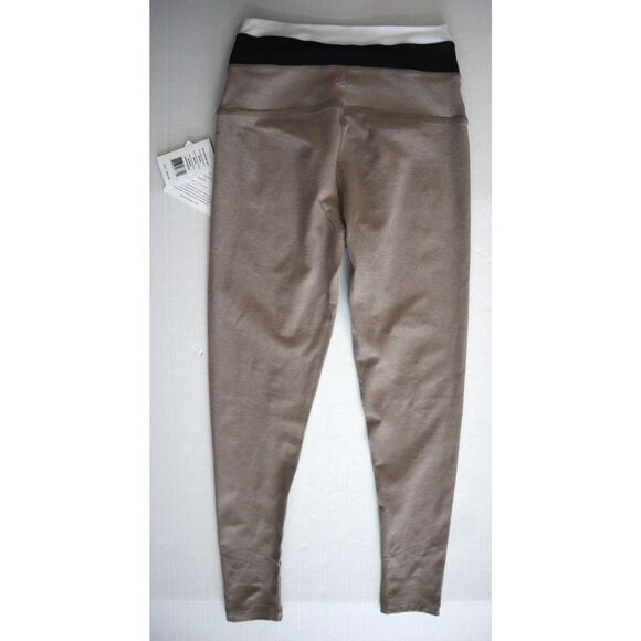 Beyond Yoga SD3545 Women's Sz M Beige Horizon Colorblock MIDI Leggings - Picture 2 of 13